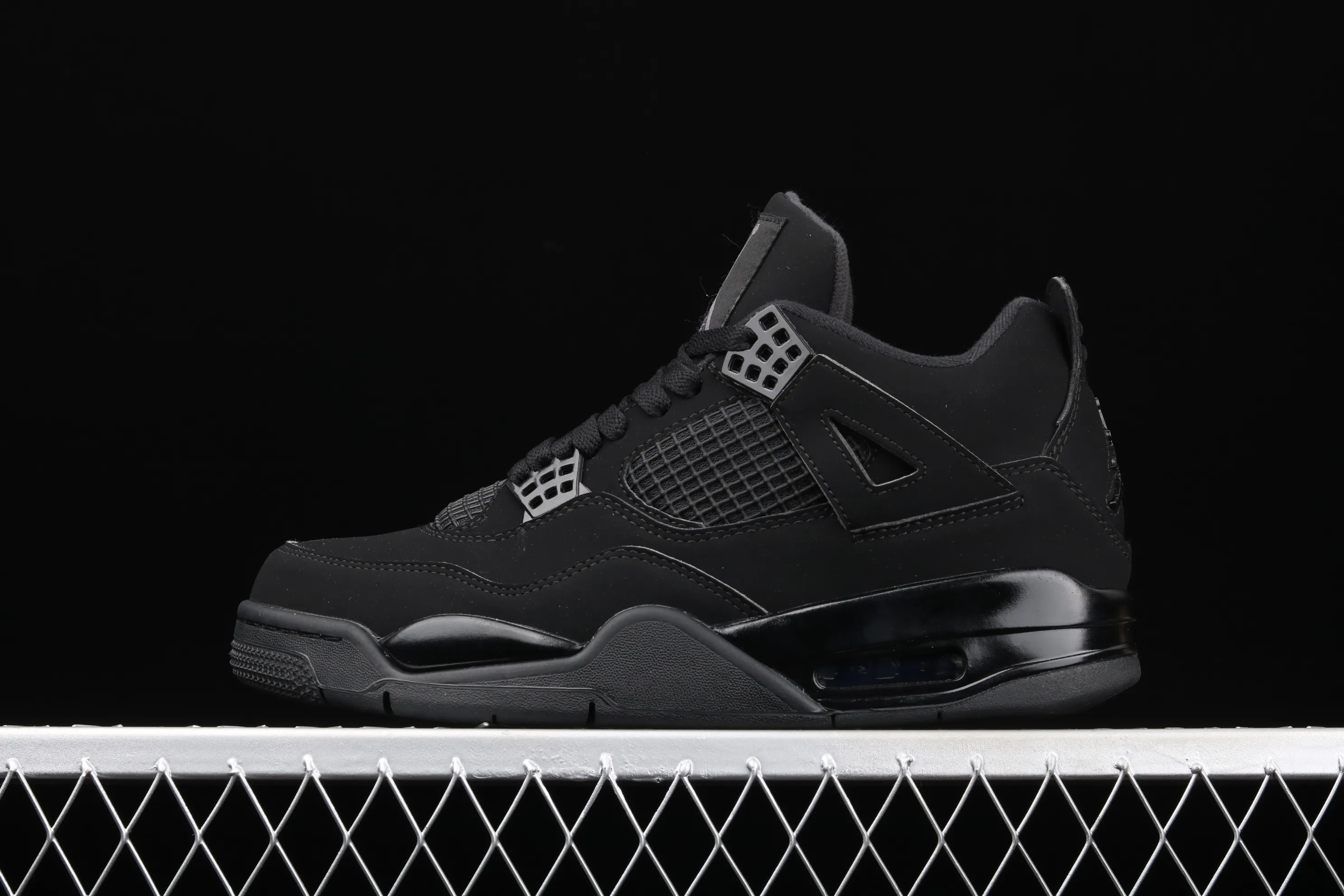 All Categories Air Jordan Jordan Series Basketball Shoes Air Jordan 4 Pure Original Air Jordan 4 "Black Cat" AJ4 Joe 4 Black Cat First Layer Authentic Standard CU1110-010